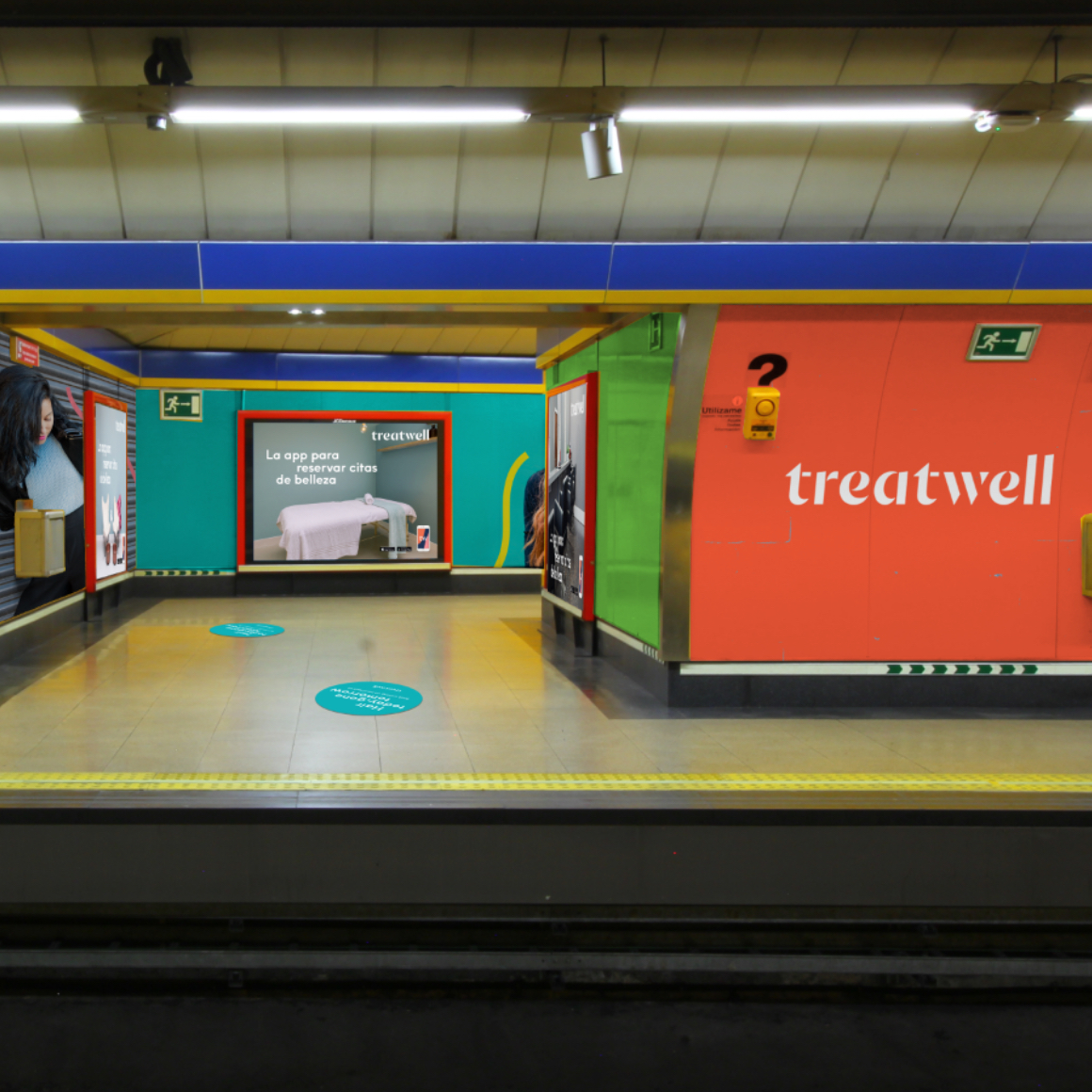 Treatwell Madrid metro station